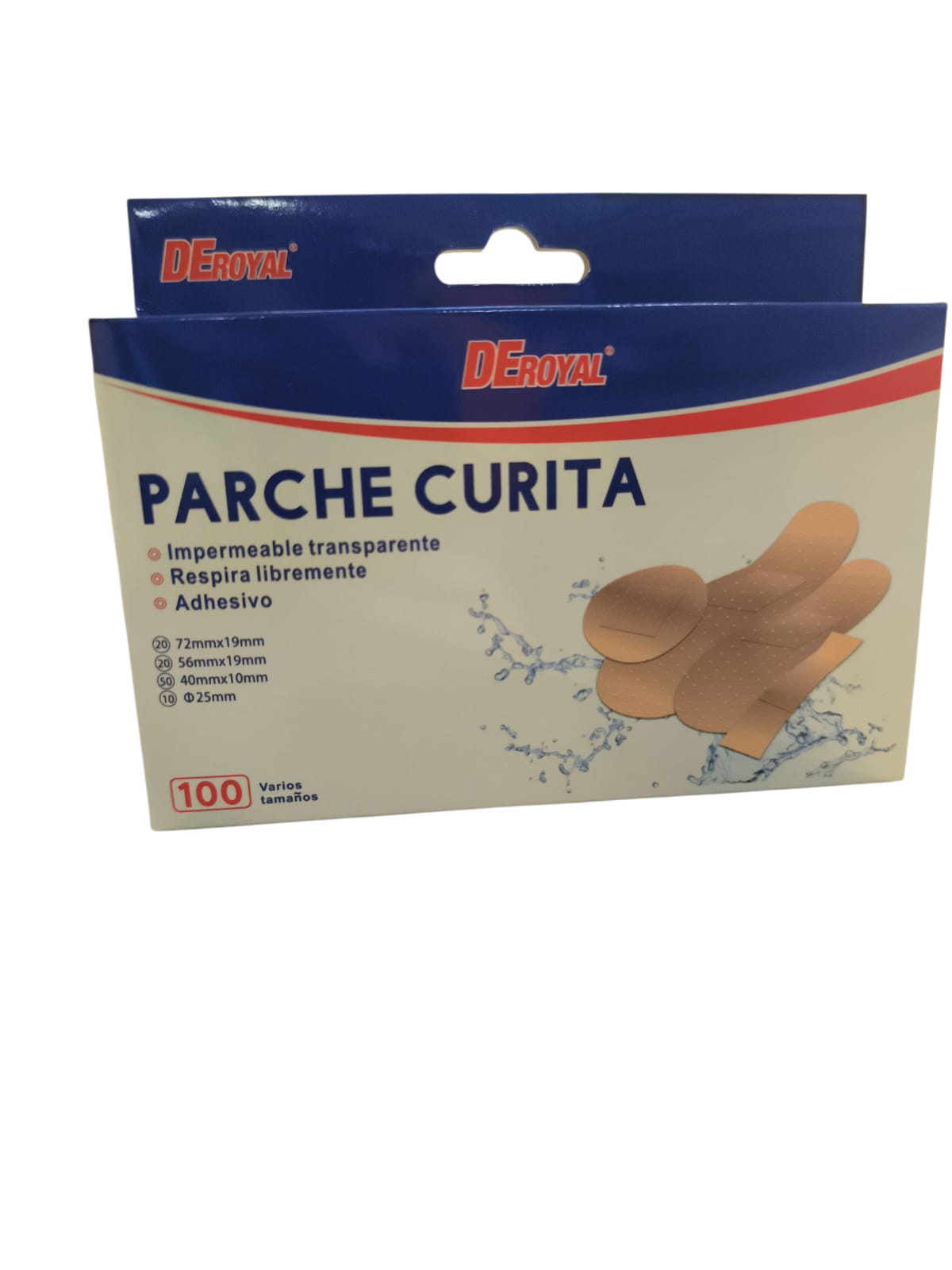 PARCHE CURITA DE ROYAL 100 UNIDADES