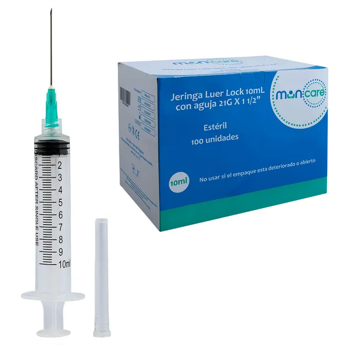 jeringa 10ml caja 100u