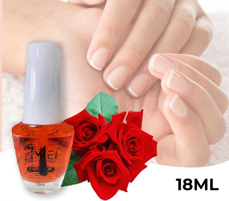 Aceite de cutículas rosa