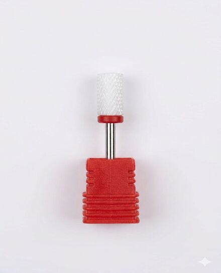 Fresa Ceramica Cilindro Roja