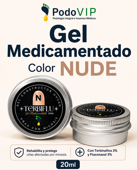 Gel Medicamentado TerbiFlu - Nude