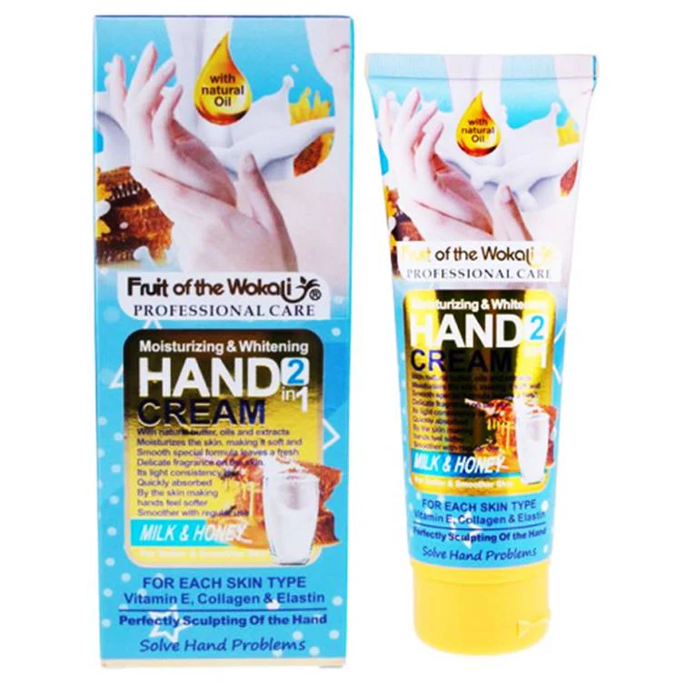 crema manos 2 en 1 Exfoliante e Hidratante leche m