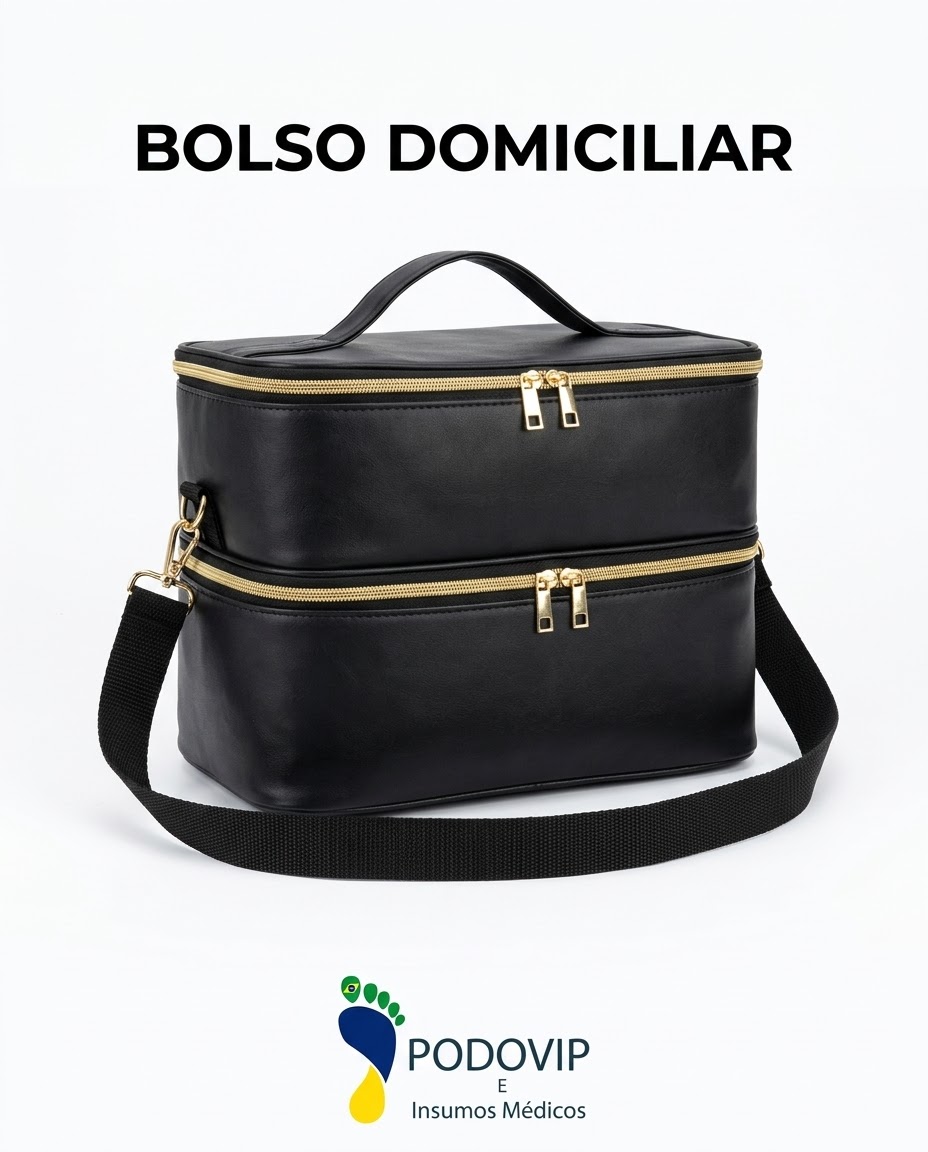 bolso domiciliar negro