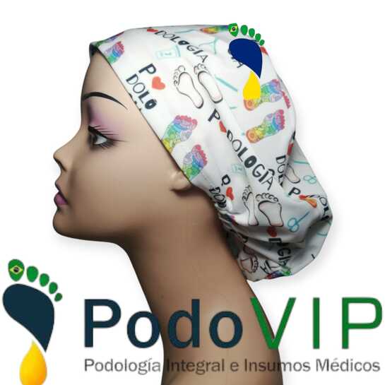 Cofia podologia pies colores