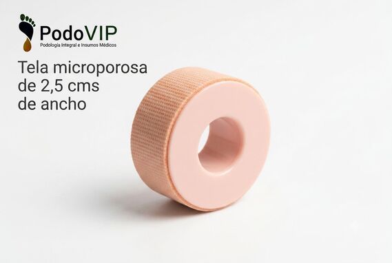 Cinta micropore de color de 2,5 cm 9 mts