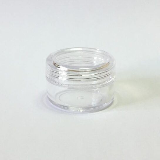Envase pequeño de acrílico